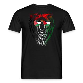 Palestine - T-shirt homme - noir - Devant - AI Model Male 178 light (178cm)