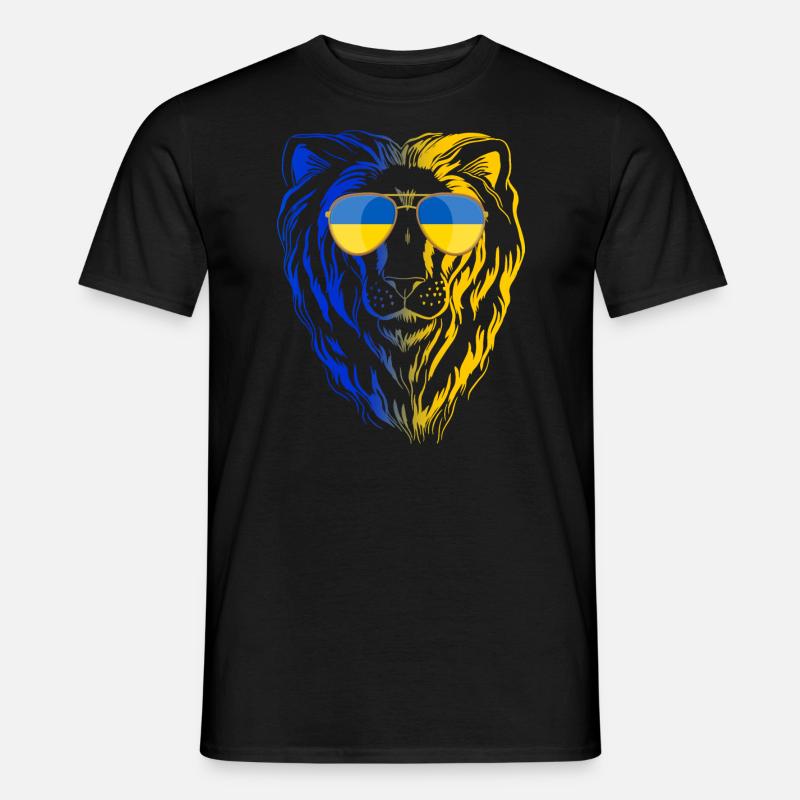 Ukraine - Männer T-Shirt - Schwarz