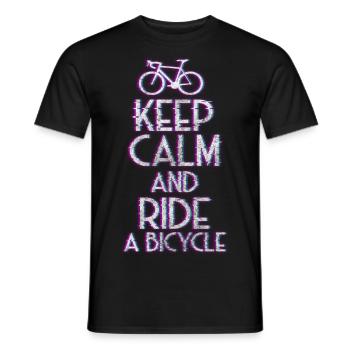 Cyclisme Cyclisme Cyclisme - T-shirt homme - noir - Devant - AI Model Male 178 light (178cm)