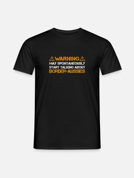 Border Aussie - Men's T-Shirt - black
