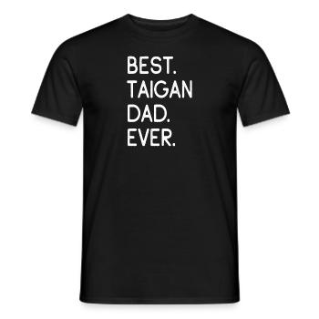Taigan Dad - Men's T-Shirt - black - Front - AI Model Male 178 light (178cm)