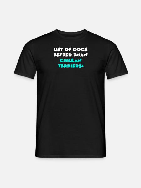 Chilean Terriers - Men's T-Shirt - black