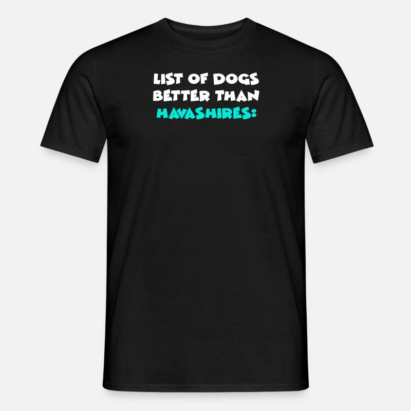 Havashires - Männer T-Shirt - Schwarz