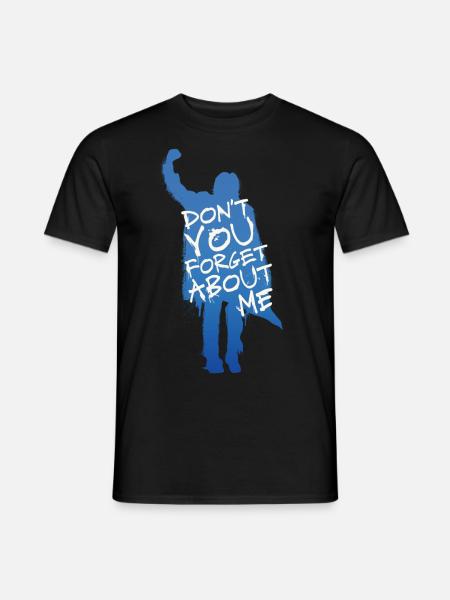 The Breakfast Club Don´t You Forget About Me - Männer T-Shirt - Schwarz
