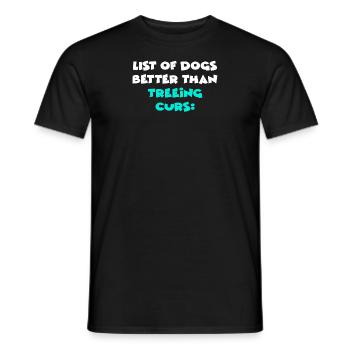 Curs d’arbre - T-shirt homme - noir - Devant - AI Model Male 178 light (178cm)
