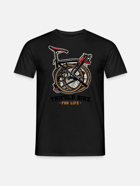 Trifold Bike - Men's T-Shirt - black