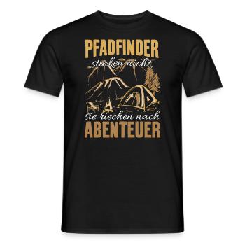 Lustige Pfadfinder Geschenkidee Pfadfinder T-Shirt - Männer T-Shirt - Schwarz - Vorne - AI Model Male 178 light (178cm)