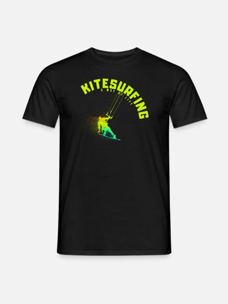 KITESURFING - A way of Life - Men's T-Shirt - black
