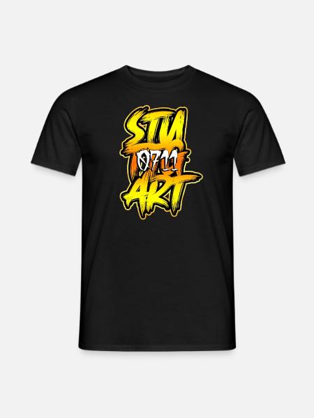 Stuttgart 0711 - Men's T-Shirt - black