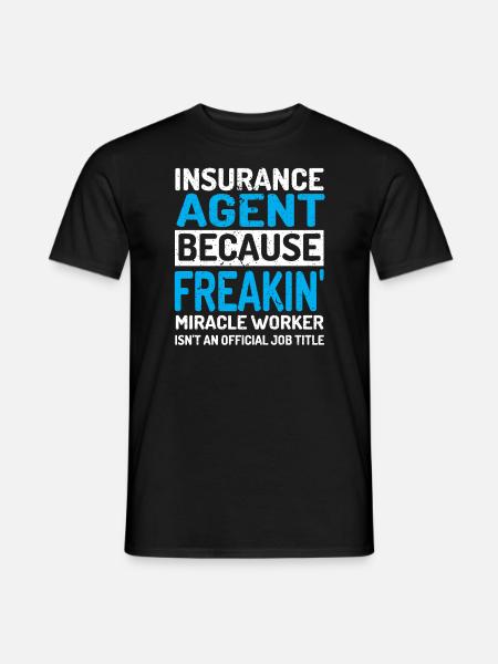 Insurance Agent - Men's T-Shirt - black