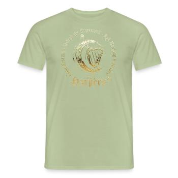 Dungeons & Dragons DND Harpers Logo - Männer T-Shirt - Sage - Vorne - AI Model Male 178 light (178cm)