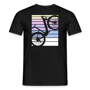 E-Bike Cyclist Cadeau Vélo Cycliste - T-shirt homme - noir - Devant - AI Model Male 178 light (178cm)