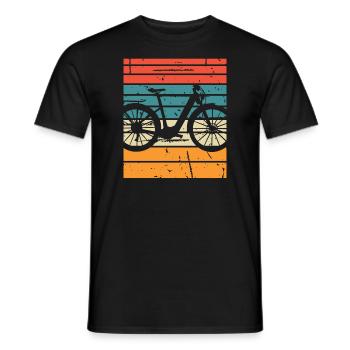 E-Bike Cyclist Cadeau Vélo Cycliste - T-shirt homme - noir - Devant - AI Model Male 178 light (178cm)