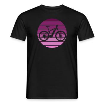 E-Bike Cyclist Cadeau Vélo Cycliste - T-shirt homme - noir - Devant - AI Model Male 178 light (178cm)