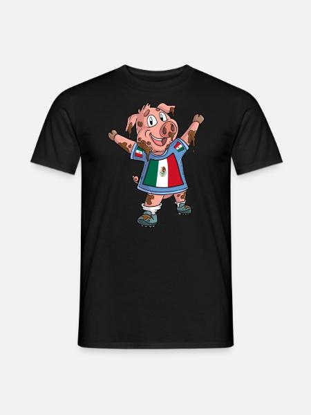 Fan Pig Mexico - Men's T-Shirt - black