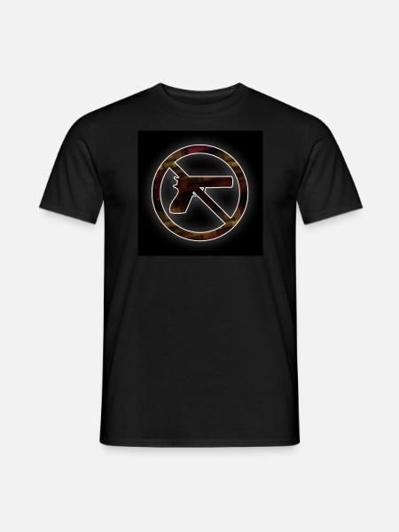 Schießverbot - Männer T-Shirt - Schwarz