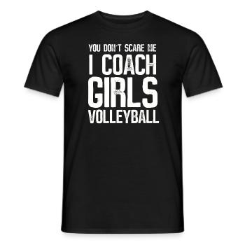 Entraîneur de volleyball - T-shirt homme - noir - Devant - AI Model Male 178 light (178cm)