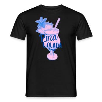 Pina Colada Cocktail - Männer T-Shirt - Schwarz - Vorne - AI Model Male 178 light (178cm)