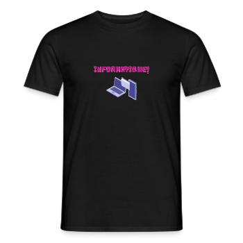 Informatique - T-shirt homme - noir - Devant - AI Model Male 178 light (178cm)