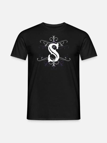 Buchstabe S Buchstabe-S - Männer T-Shirt - Schwarz