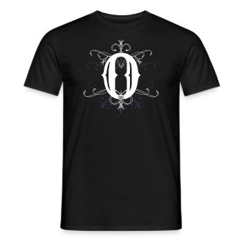Letter O Letter O - Men's T-Shirt - black - Front - AI Model Male 178 light (178cm)