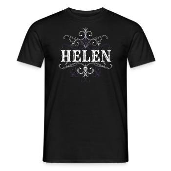 Helen Name Vorname Personalisiert - Männer T-Shirt - Schwarz - Vorne - AI Model Male 178 light (178cm)