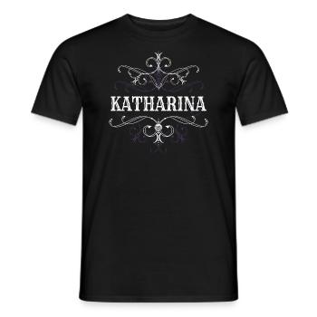 Katharina Name Vorname Personalisiert - Männer T-Shirt - Schwarz - Vorne - AI Model Male 178 light (178cm)