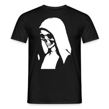 Entdecken Sie die dunkle Seite mit Horror Nun, Occult, a - Männer T-Shirt - Schwarz - Vorne - AI Model Male 178 light (178cm)