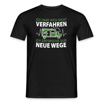 Wohnmobil Spruch Camper Camping Verfahren lustig - Männer T-Shirt - Schwarz - Vorne - AI Model Male 178 light (178cm)