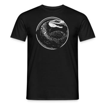 Snake - Men's T-Shirt - black - Front - AI Model Male 178 light (178cm)