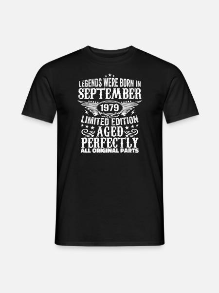 September 1979 Anniversary September 1979 September - Men's T-Shirt - black