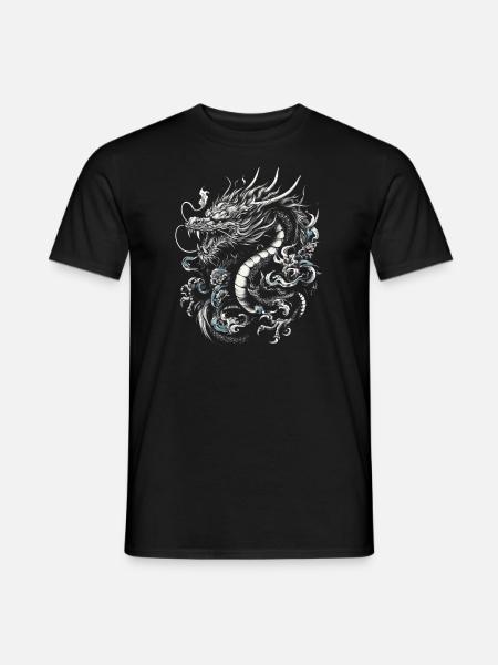 Dragon chinois - T-shirt homme - noir