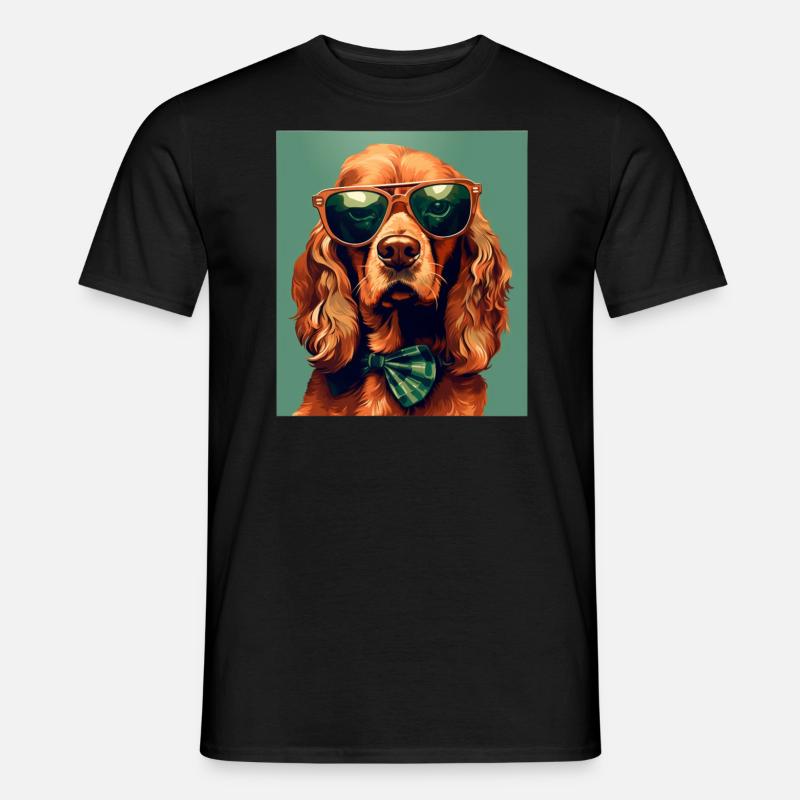 Cocker Spaniel Cool - Cocker Spaniel Dog - Men’s T-shirt - black