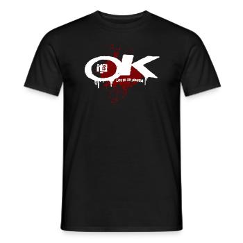 Its OK not to be perfect splash - Men's T-Shirt - black - Front - AI Model Male 178 light (178cm)