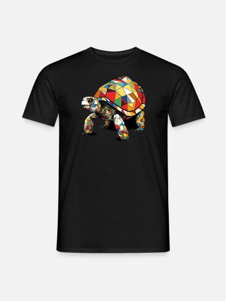 Schildkröte - Männer T-Shirt - Schwarz