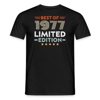 Retro 1963 Vintage Geschenk 61. Geburtstag 61 Jahre - Männer T-Shirt - Schwarz - Vorne - AI Model Male 178 light (178cm)