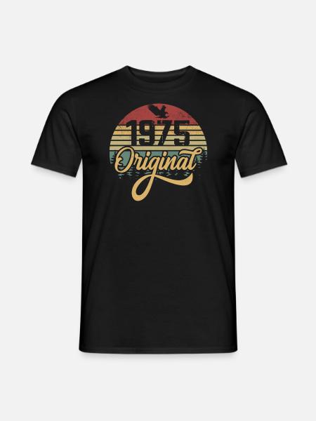 Original 1975 Vintage - Cadeau D’anniversaire 1975 - T-shirt homme - noir