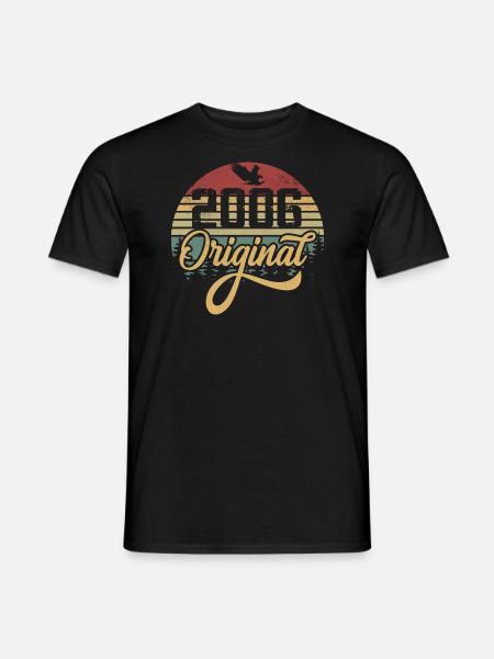Original 2006 Vintage - Cadeau D’anniversaire 2006 - T-shirt homme - noir