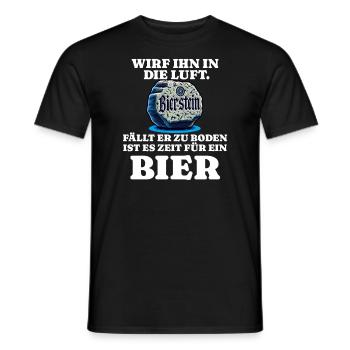 Buveur de bière Bierstein - T-shirt homme - noir - Devant - AI Model Male 178 light (178cm)