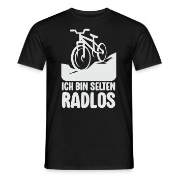 Rarement vélo sans roues vélo de montagne vélo de route vélo - T-shirt homme - noir - Devant - AI Model Male 178 light (178cm)