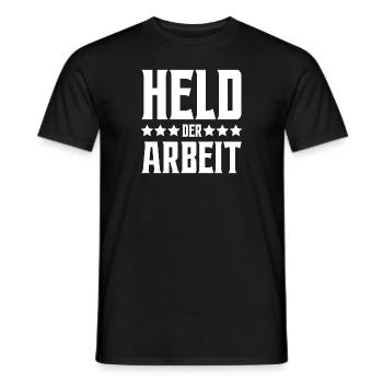 Hero of Labor - Men's T-Shirt - black - Front - AI Model Male 178 light (178cm)