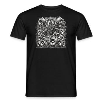 Underground Resistance - Spartiate - T-shirt homme - noir - Devant - AI Model Male 178 light (178cm)