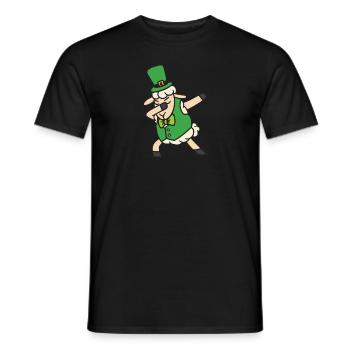 Schaf Dab Dabbing Tanz Hip Hop St Patricks Day - Männer T-Shirt - Schwarz - Vorne - AI Model Male 178 light (178cm)