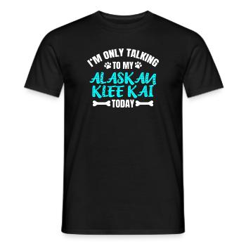 Alaskan Clover Kai Owner Owner - Men's T-Shirt - black - Front - AI Model Male 178 light (178cm)