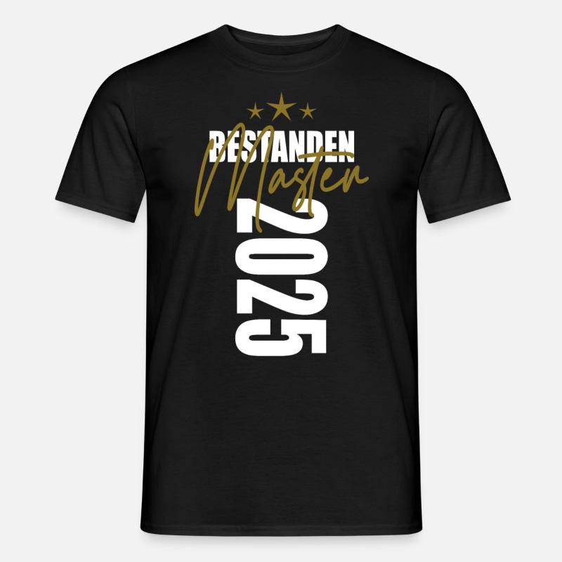 Master 2025 - Männer T-Shirt - Schwarz