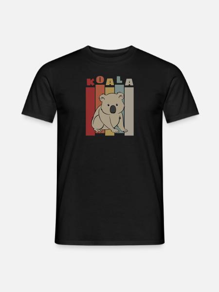 Koala Retro - Men's T-Shirt - black