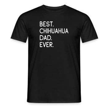 Chihuahua - Men's T-Shirt - black - Front - AI Model Male 178 light (178cm)
