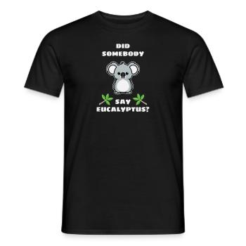 Koala - Männer T-Shirt - Schwarz - Vorne - AI Model Male 178 light (178cm)