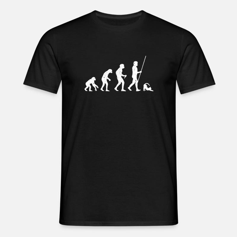 Cat Evolution - Men's T-Shirt - black