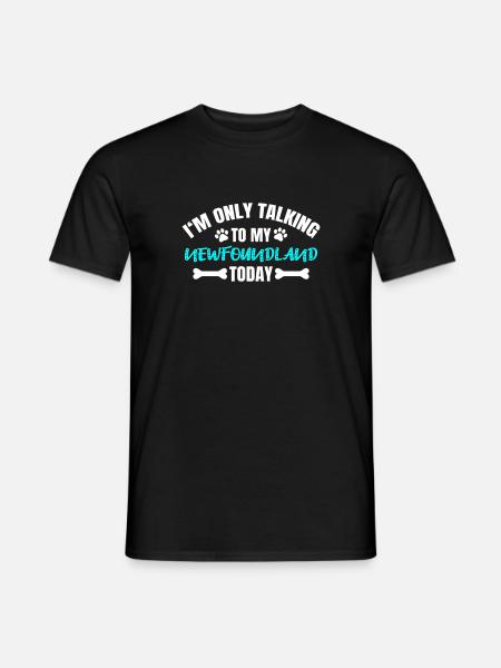 Newfoundland Neufundländer - Men's T-Shirt - black